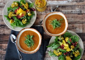 red lentil curry soup
