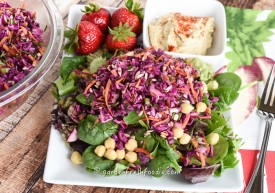 Red Cabbage Slaw Salad