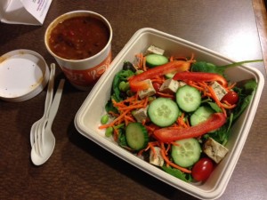 Salad and Veggie Chili For Prostate Health