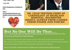Dr. teeters cardiology talk plant-based Buffalo NY